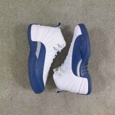 NEW AIR JORDAN 12 RETRO FRENCH BLUE MEN SPORTS SHOES