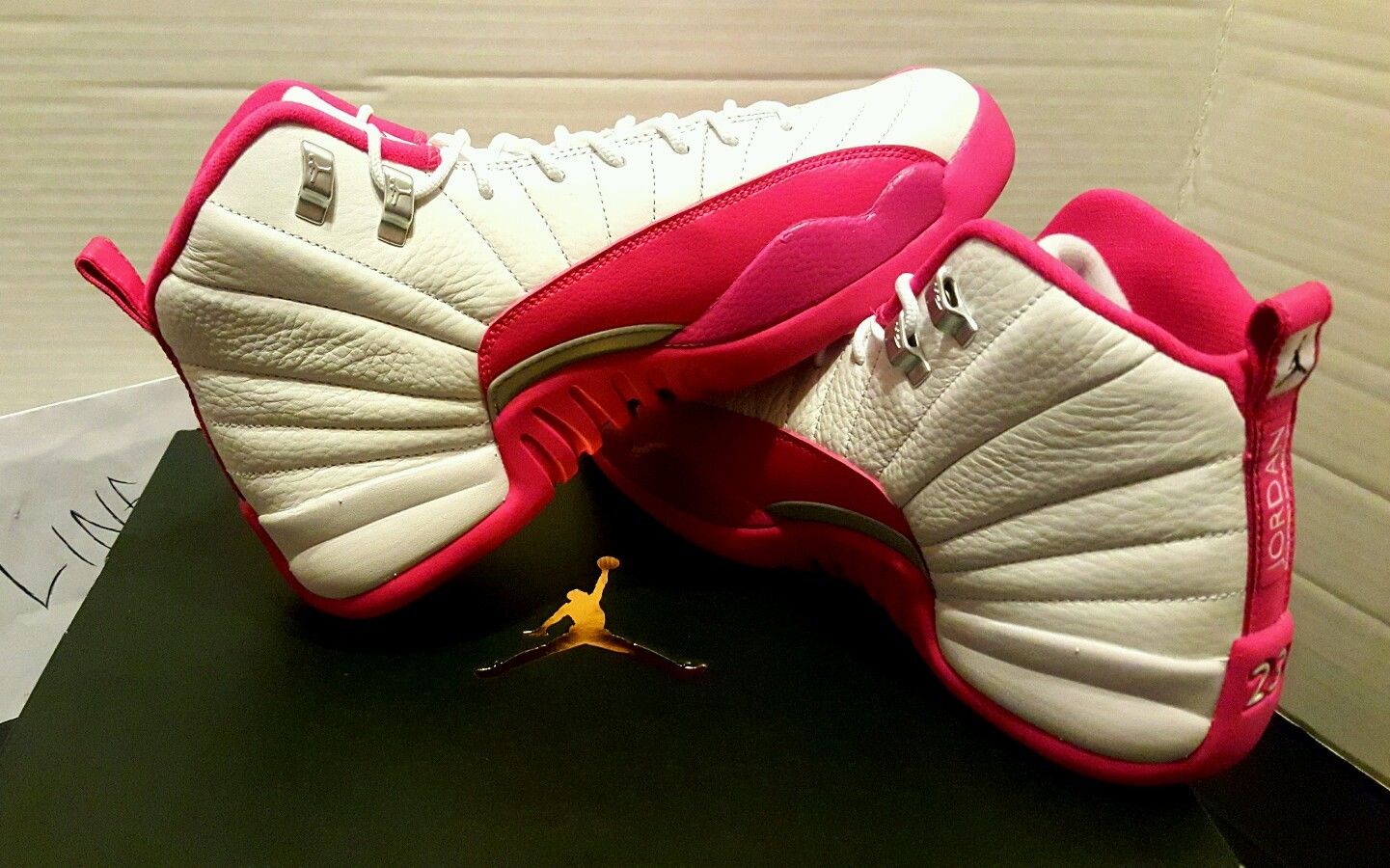 Air Jordan 12 GS White Pink 510815-109