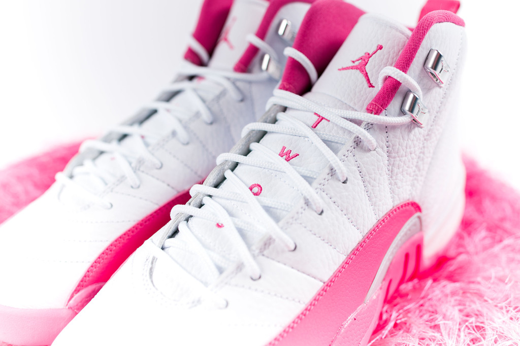 Air Jordan 12 Vivid Pink White