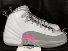 Air Jordan 12 GS Vivid Pink Grey